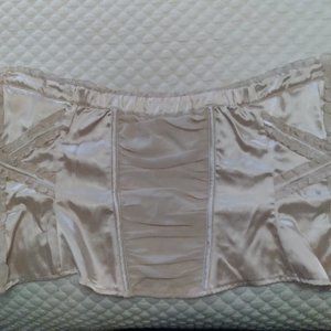 BEBE beige corset top